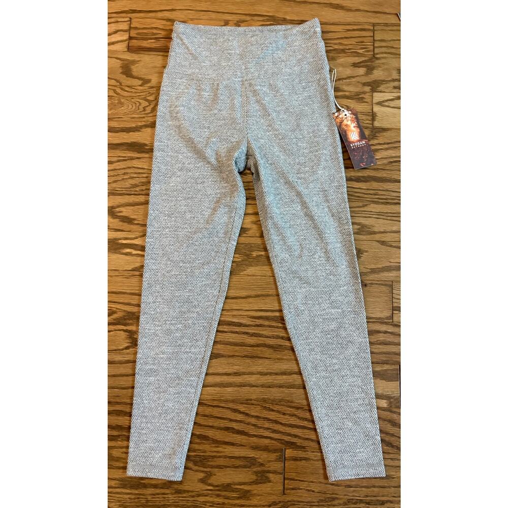 Kyodan Outdoor Womens Leggins Womens XS Heather Gray High Waisted‎  Soft